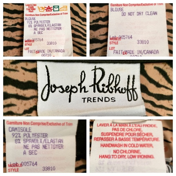 Vintage JOSEPH RIBKOFF Animal Print Twin Set - Picture 8 of 8